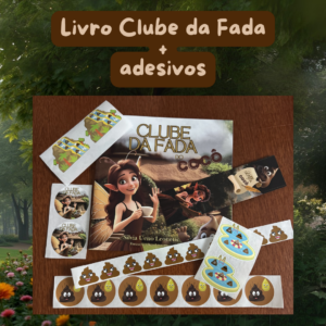 Livro "Clube da Fada" + adesivos